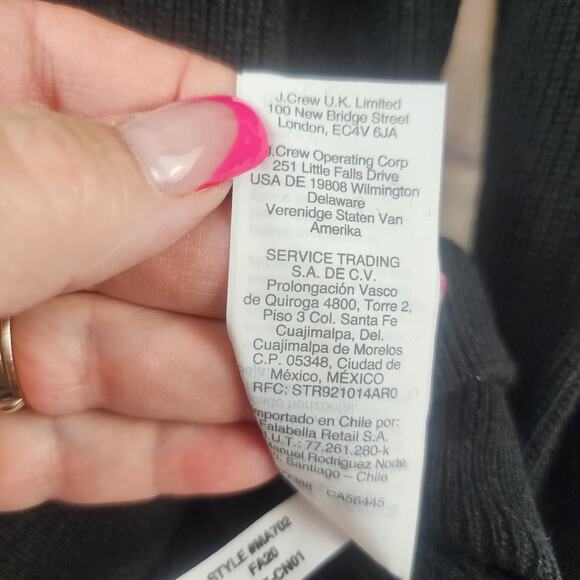 Madewell Sweater Womens M Tie-Neck Ruffle Pullover wool alpaca blend frilly - Picture 5 of 8